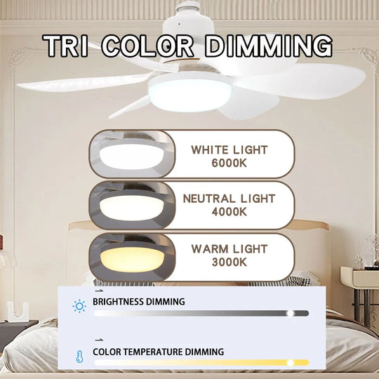 Remote-Control Ceiling Fan Light